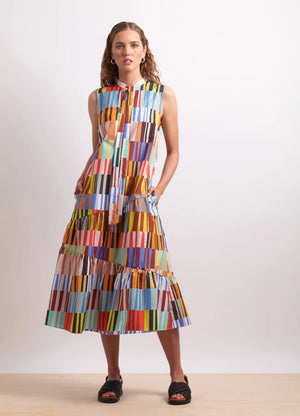 Neris Paper Trail Dress in Carnival 2807